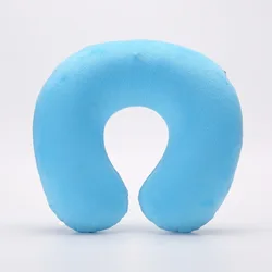 U shaped memory foam neck pillows by travelling airplane