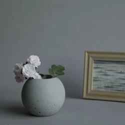 Design New Best Selling Wholesale Garden Concrete Vase Cement Plants Pots  Concrete Goods Concrete Pot