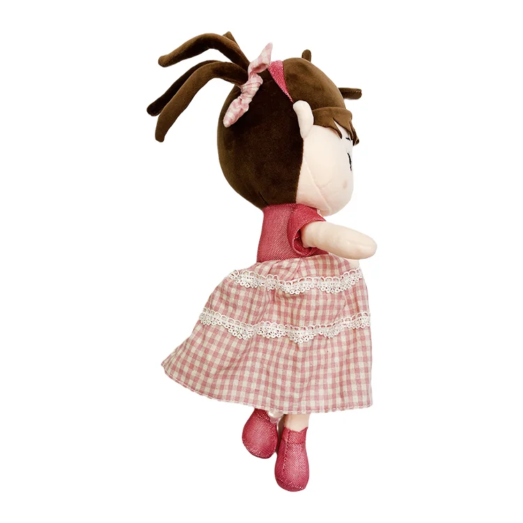 New Design Beautiful Stuffed Plush Flashing Skirt 45/60/70/90 Cm Little Girl Baby Doll Toy