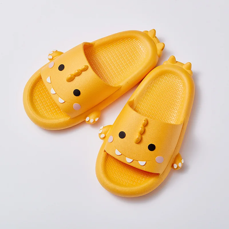 CIXI AIDA Wholesale kids summer EVA animal shape shark slippers soft home slides for boys and girls