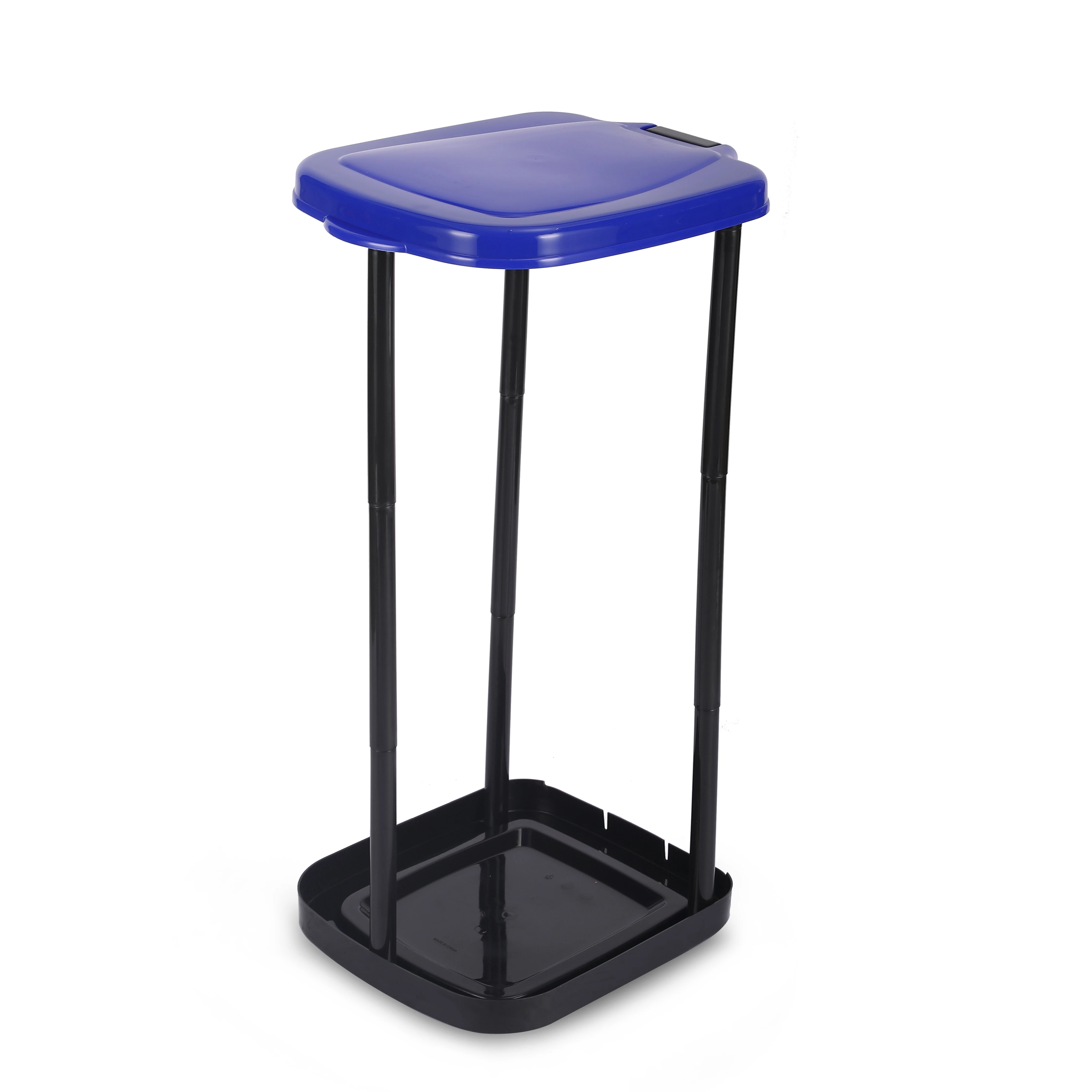 Folding Portable 90L Trash Rubbish Waste Bag Frame Stand Holder With Cover
