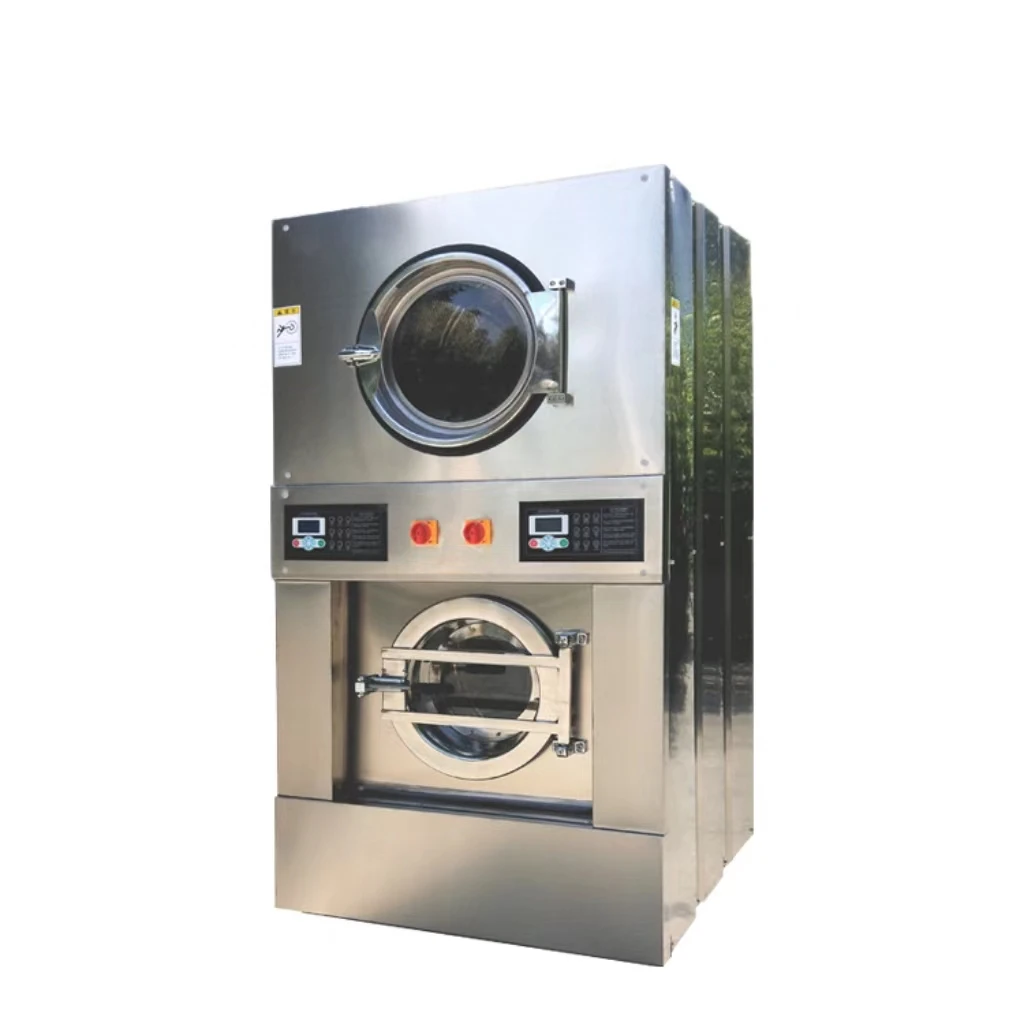Fully automatic commercial laundry, elution and drying integrated equipment for hotels and hospitals