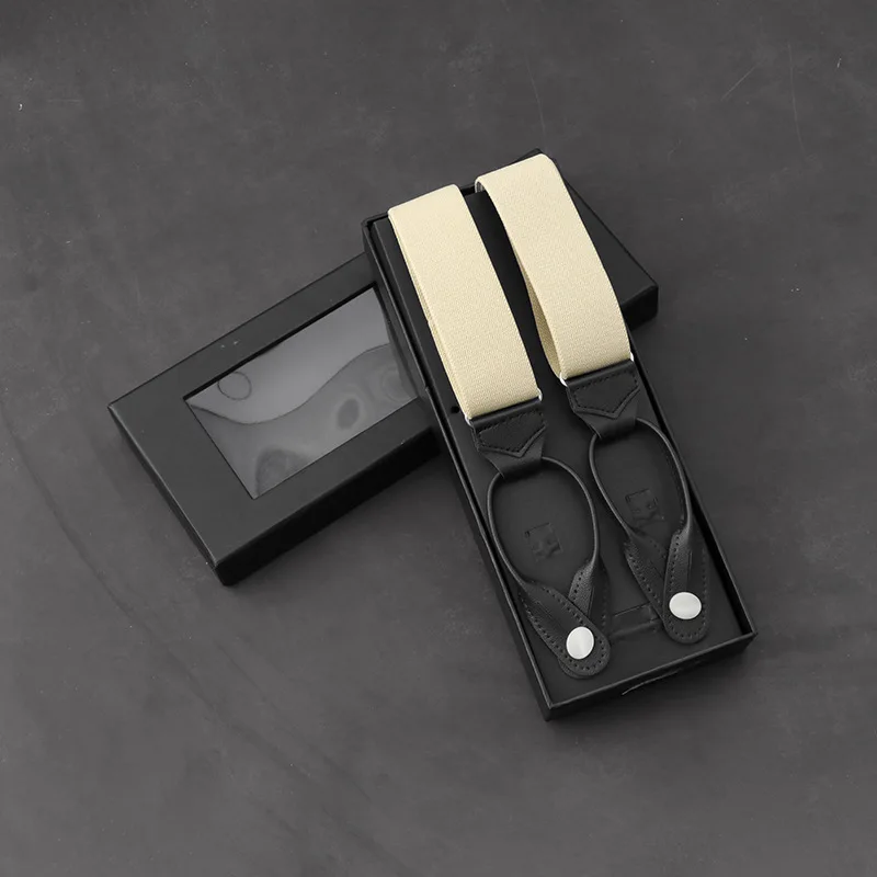 Новые эластичные широкие регулируемые подтяжки для мужчин