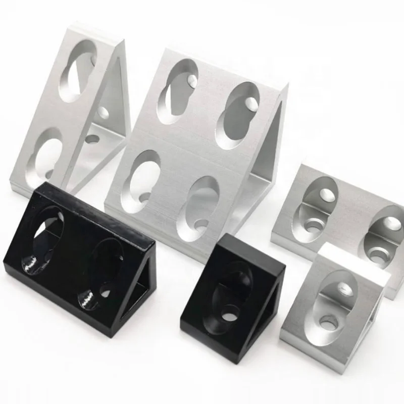 Aluminum Profiles Accessories 90 Degree L Shape T Angle Iron connect corner  Bracket