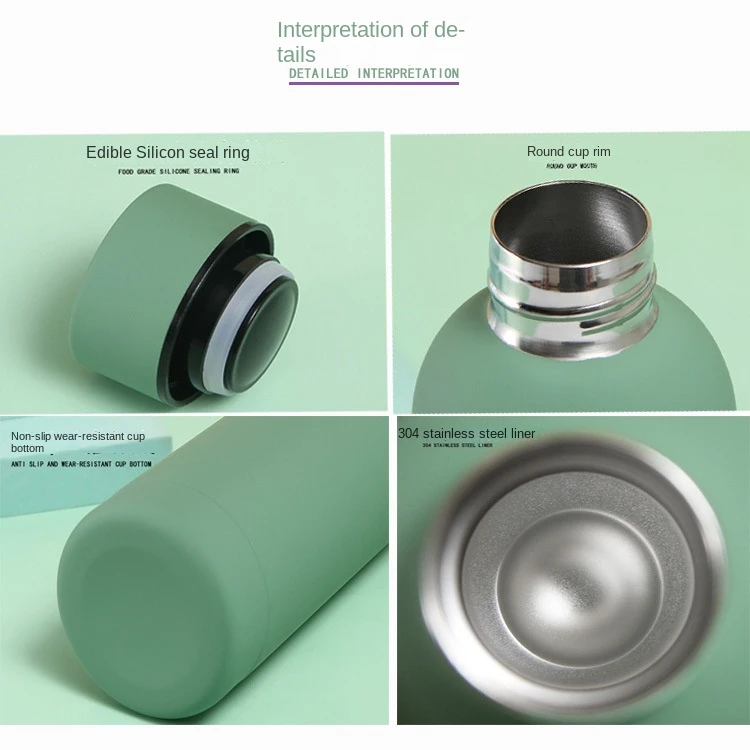 double wall stainless steel drinkware 350ml 500ml 750ml aqua vacuum flask gym tumbler sports insulated water bottle