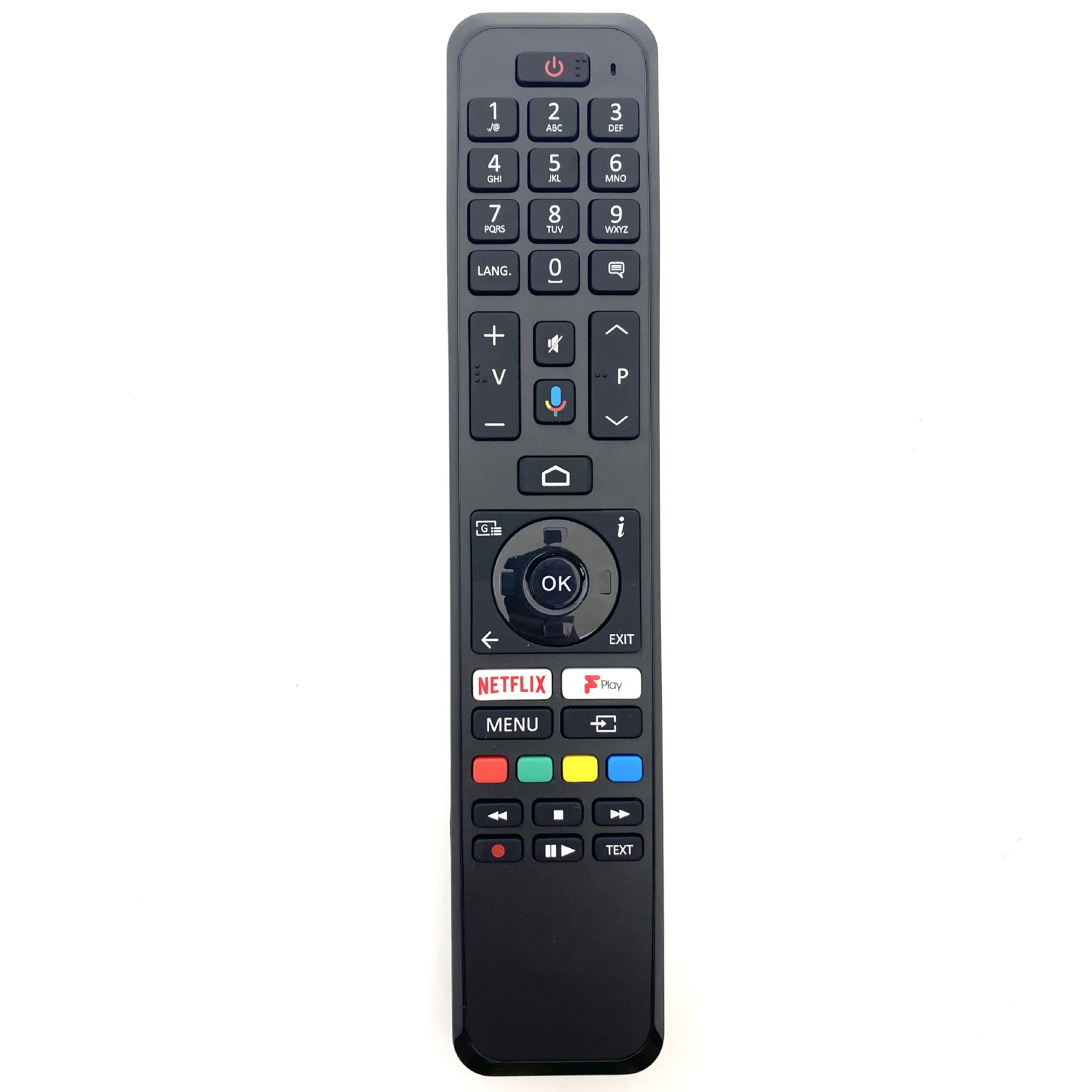 CT-8555 RC43161 universal Voice Remote Control fit for Vestel Toshiba  Hitachi JVC 4K UHD  Smart TV
