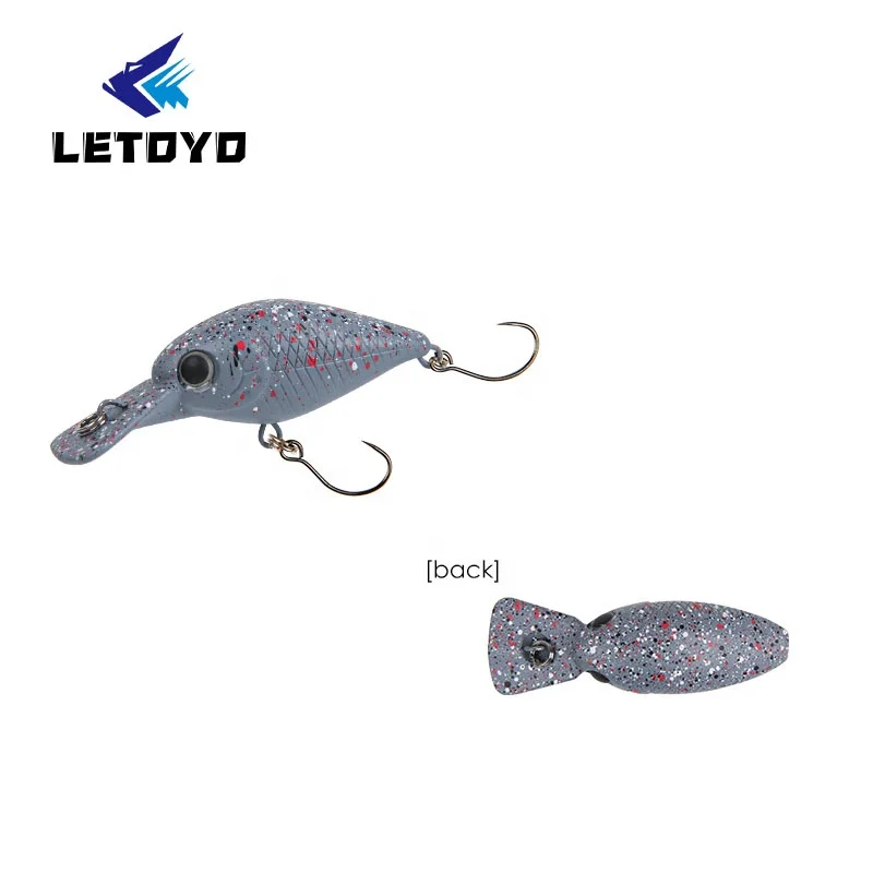 LETOYO Crank Bait Fishing Lure Artificial Hard Baits 5cm 3.2g Trout Lures  Crank Bait Wobbler Fishing Lures