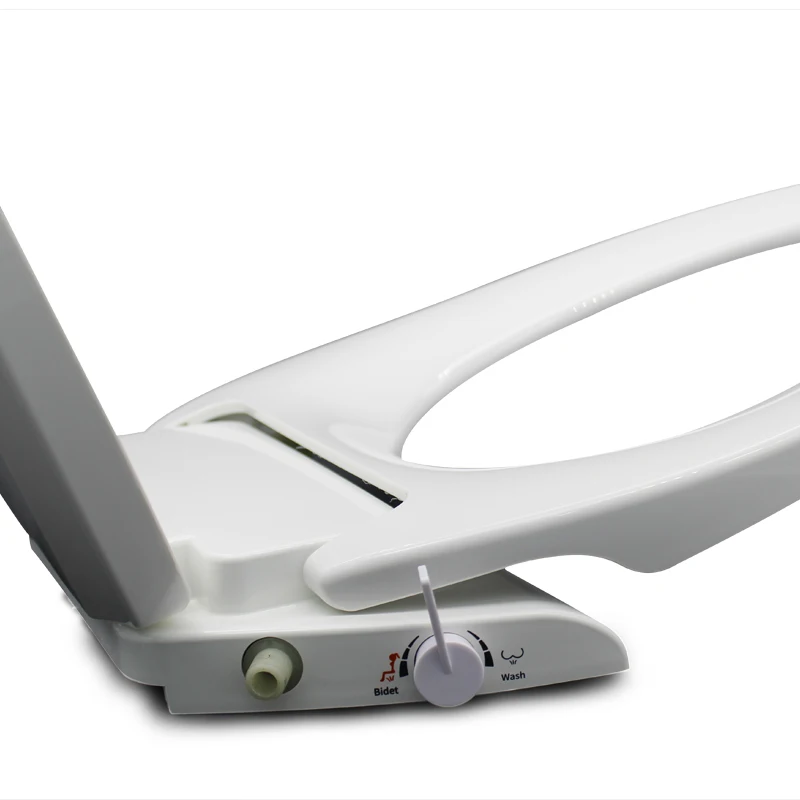 Simple Single Press Quick Release Thin Wc Seat Cover Slow Drop Easy Operate Slim Toilet Seat