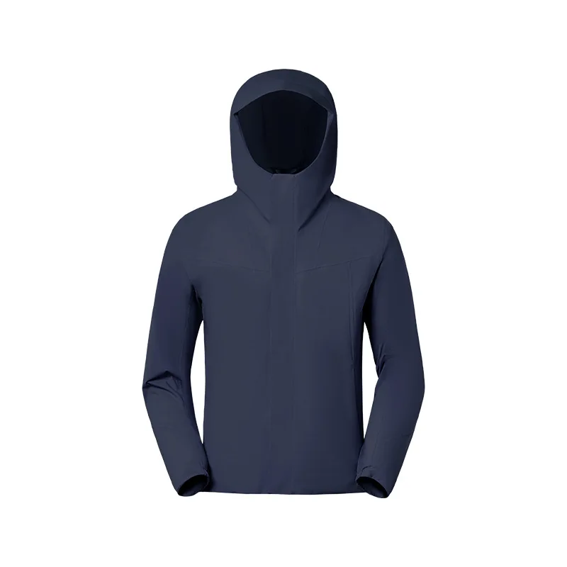 Women Zipper Sports Hooded Softshell Jackets Winter Outdoor Waterproof Coat Windbreaker Hiking Jacket With Pockets