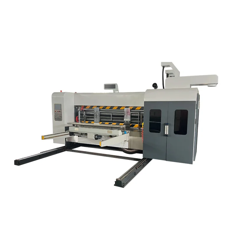 Automatic Carton Pizza Paper Box Making Machine Color Corrugated Box Printing Machine