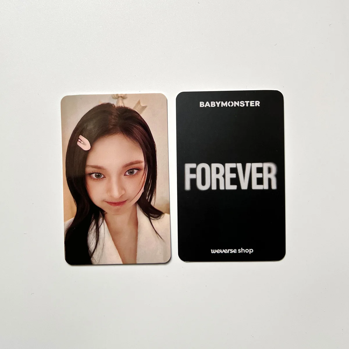 Kpop BABYMONSTER Photocards WVS LOMO Card Album Postcard Two-sided Selfie-card RUKA AHYEON RAMI RORA Fans TMRAP Special Cards
