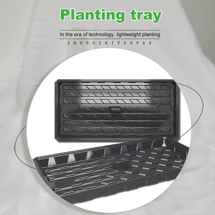 Tidal Tray Seedling Bed ABS Panel Greenhouse Shed Three-Dimensional Mobile Nursery Tray for Orchid Flower Seedling