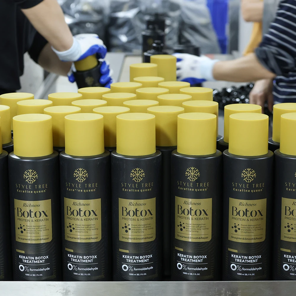 Factory Private Label Repair Formaldehyde Free Protein Collagen Rebonding Botox Professional Brazilian Keratin Hair Treatment