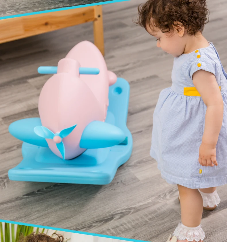 
Cheap plastic baby rocking horse 