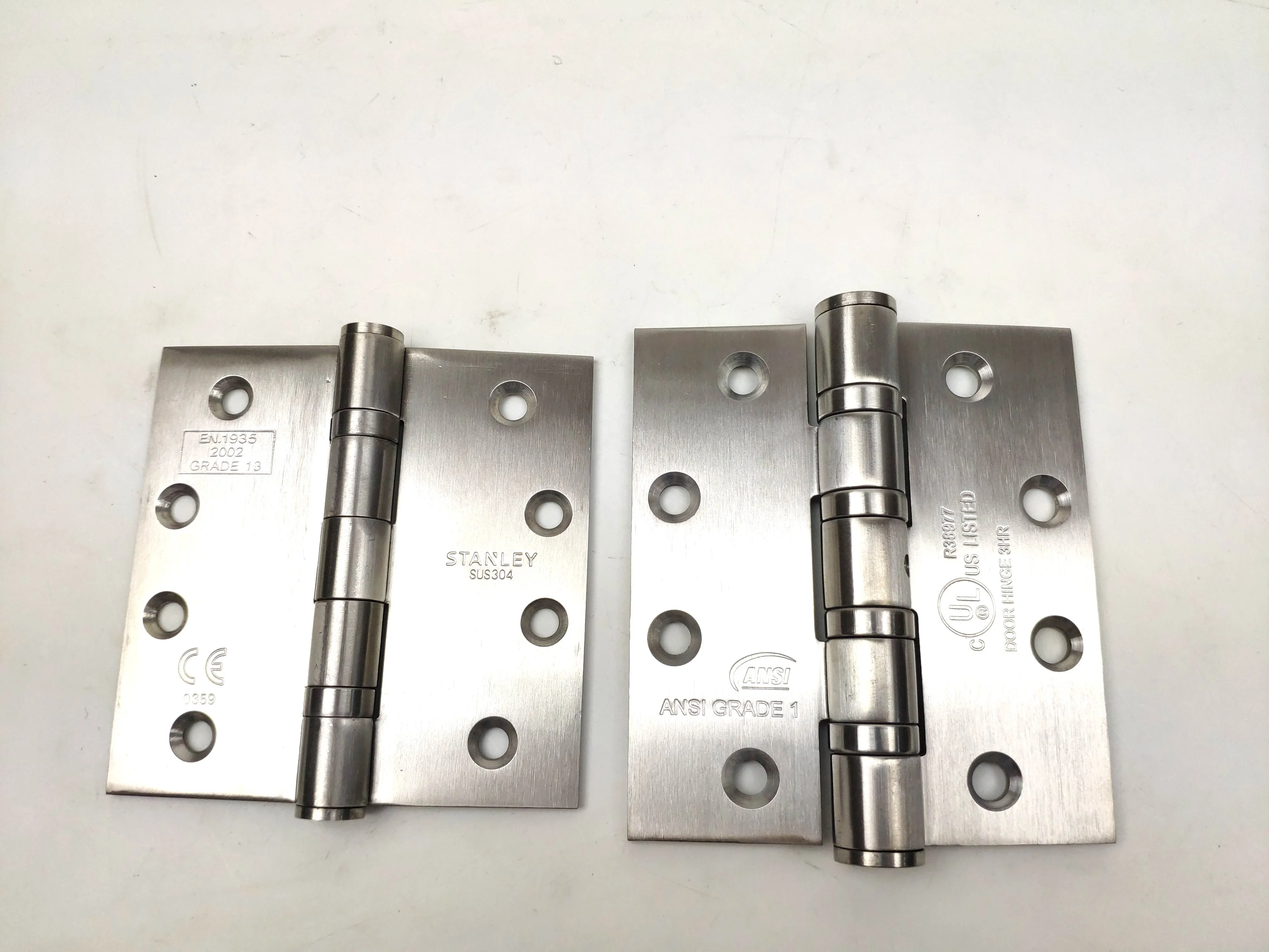 ANSI Grade1Ball bearing butt Hinge Stainless steel 304 Fire rated heavy duty door hinge for wooden metal aluminum door