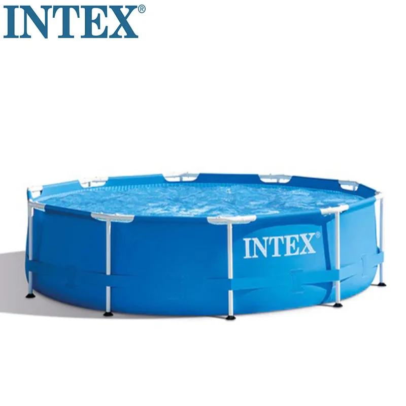 Бассейн с металлической рамой Intex 28200 10X30 дюймов семейный Круглый со стальной