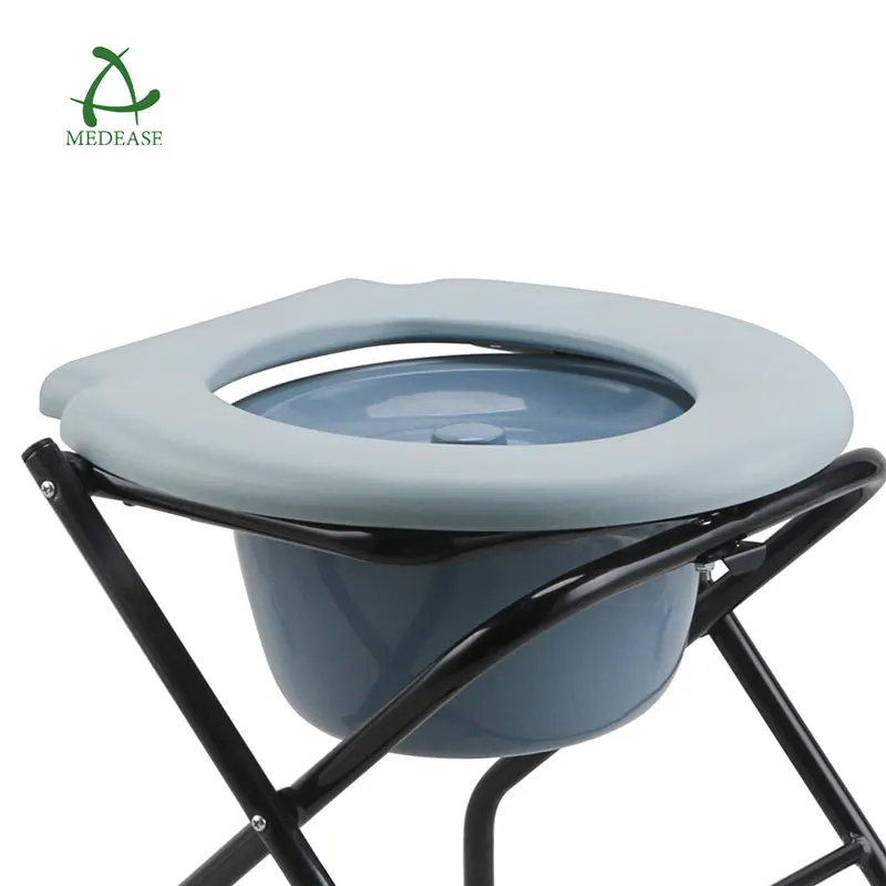 Rehabilitation Products Single Seat Home Medical Commode Weight Capacity 150 Kgs Easy Tool Sit Lavatory Chair