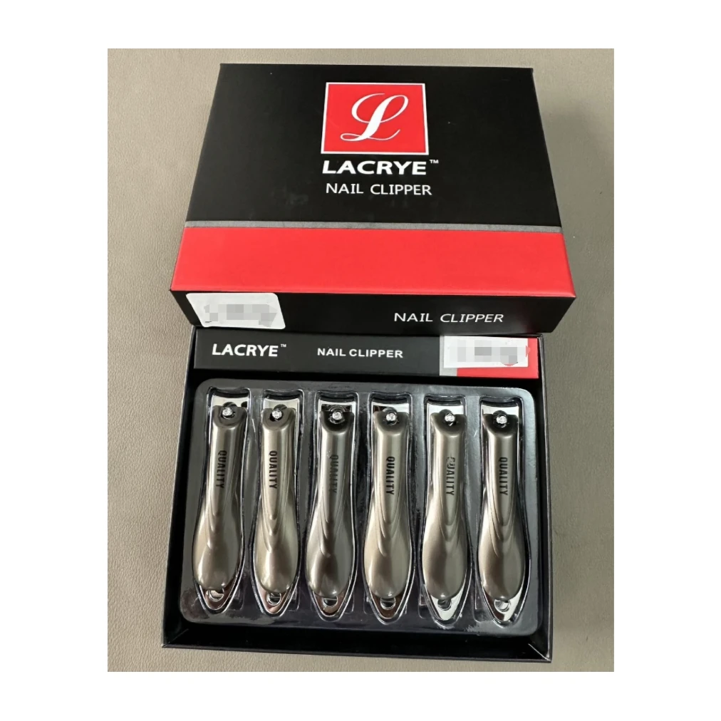 LACRYE Nail Clipper Cheap Price Hot Sale Portable Nail Cutter Factory Wholesale Stainless Steel Splash Proof Nail Clippers