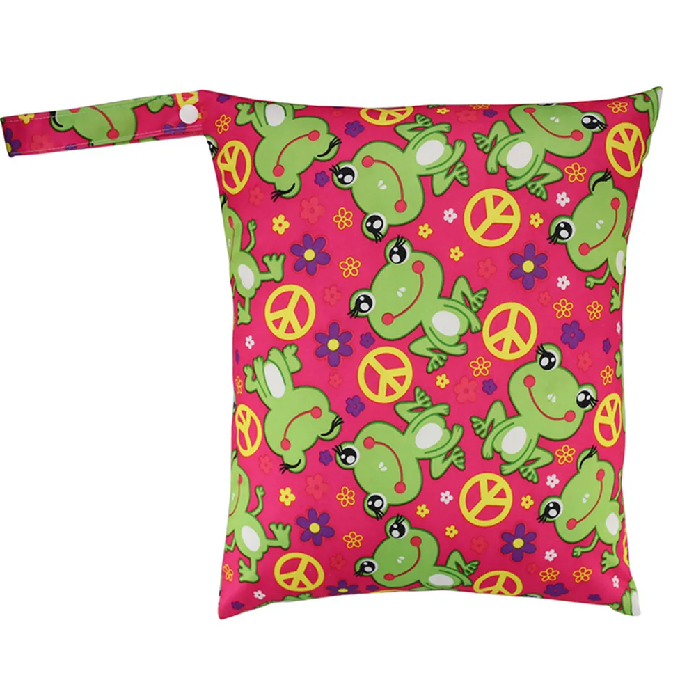 ЭК. Чист. Водонепроницаемые Влажные Сумки для подгузников с двумя молниями