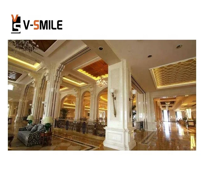 Egyptian beige Stone Slab Sunny Beige Marble Pieces Cut To Size Floor Tile