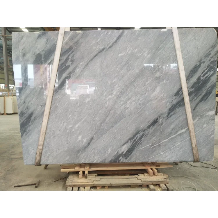 Natural Italian Vietnamese Glossy Wall Boards Stone Manufacture White Bianca Big Slab Marble For Floor