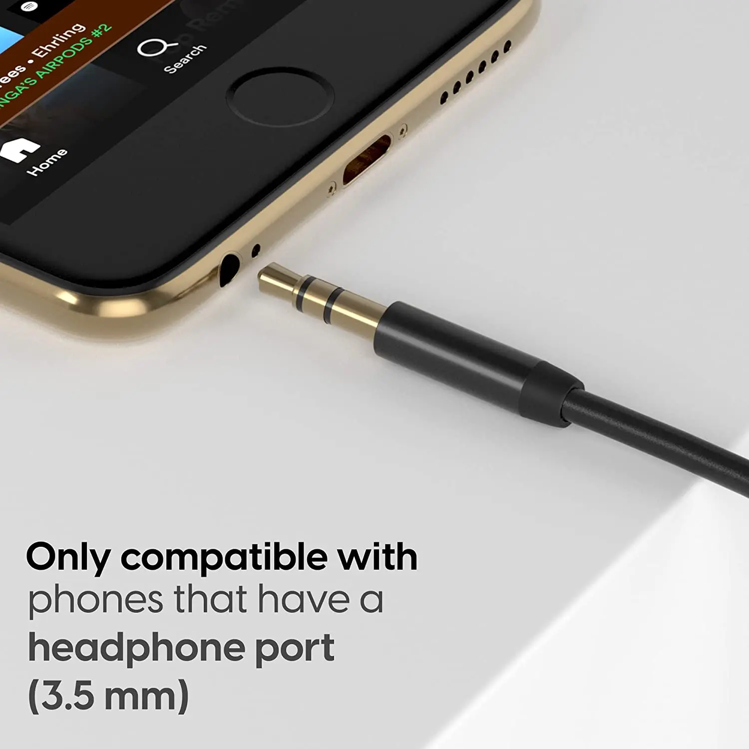 Factory oem odm Audio Cable 3.5mm 24K Gold Plated Wholesale 3.5mm Stereo Jack Aux Audio Cable