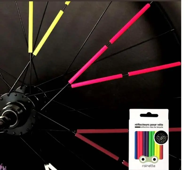 Wholesale Price High Visibility PVC Material Bicycle Reflector Spoke Reflector For Bike Wheel Rim