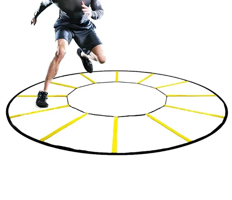 Speed Training Portable Football Soccer Round Circular Agility Speed Ladder