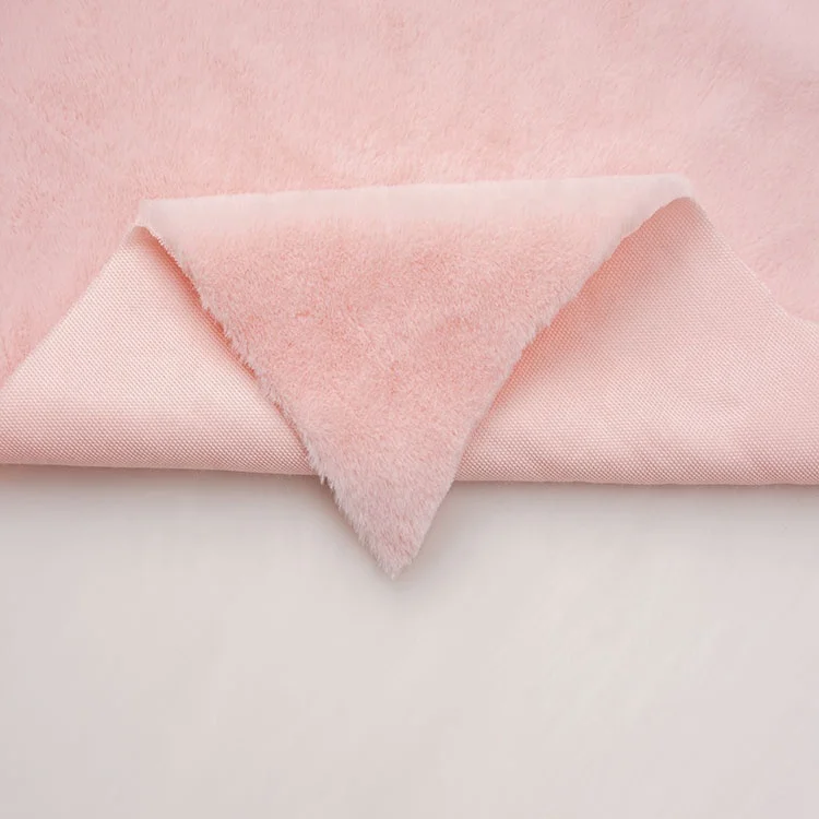 Wholesale China Flannel Fabric With Synthetic Crystal Velvet Fabric for Carpet