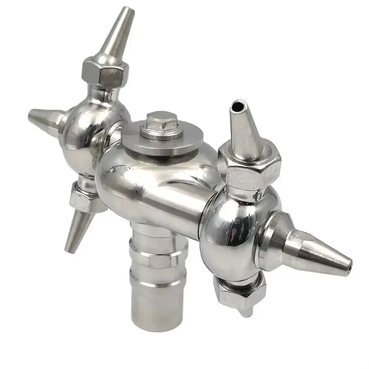 Qinfeng Sanitary 360 Degree Rotary Spray Ball Tank Cleaning Nozzle Stainless Steel Bolted Pin Cleaning Ball
