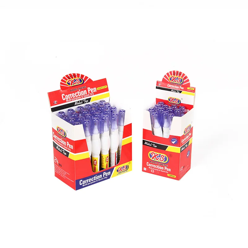GL OEM Correcteur De Stylo Fluide Blanc Correction Fluid Non-Toxic Quick-Drying Pen Correction Fluid School Supplies