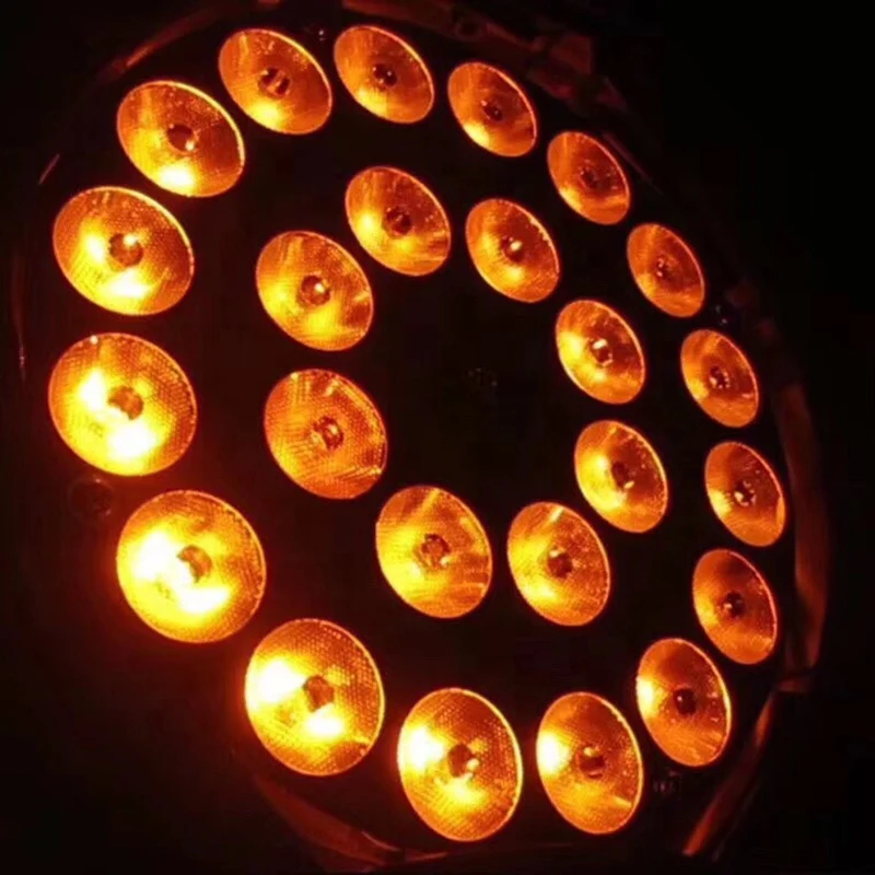 High Quality 24X18W Rgbwa Uv 6In1 Mixing Color Dmx512 Led Par Can Light For Bar Disco