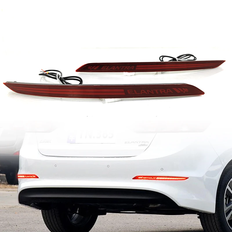 High Quality LED Rear Bumper Reflector  Best Selling LED Rear Bumper Lights for Hyundai Elantra 2016 2017 2018 2019 2020 2022