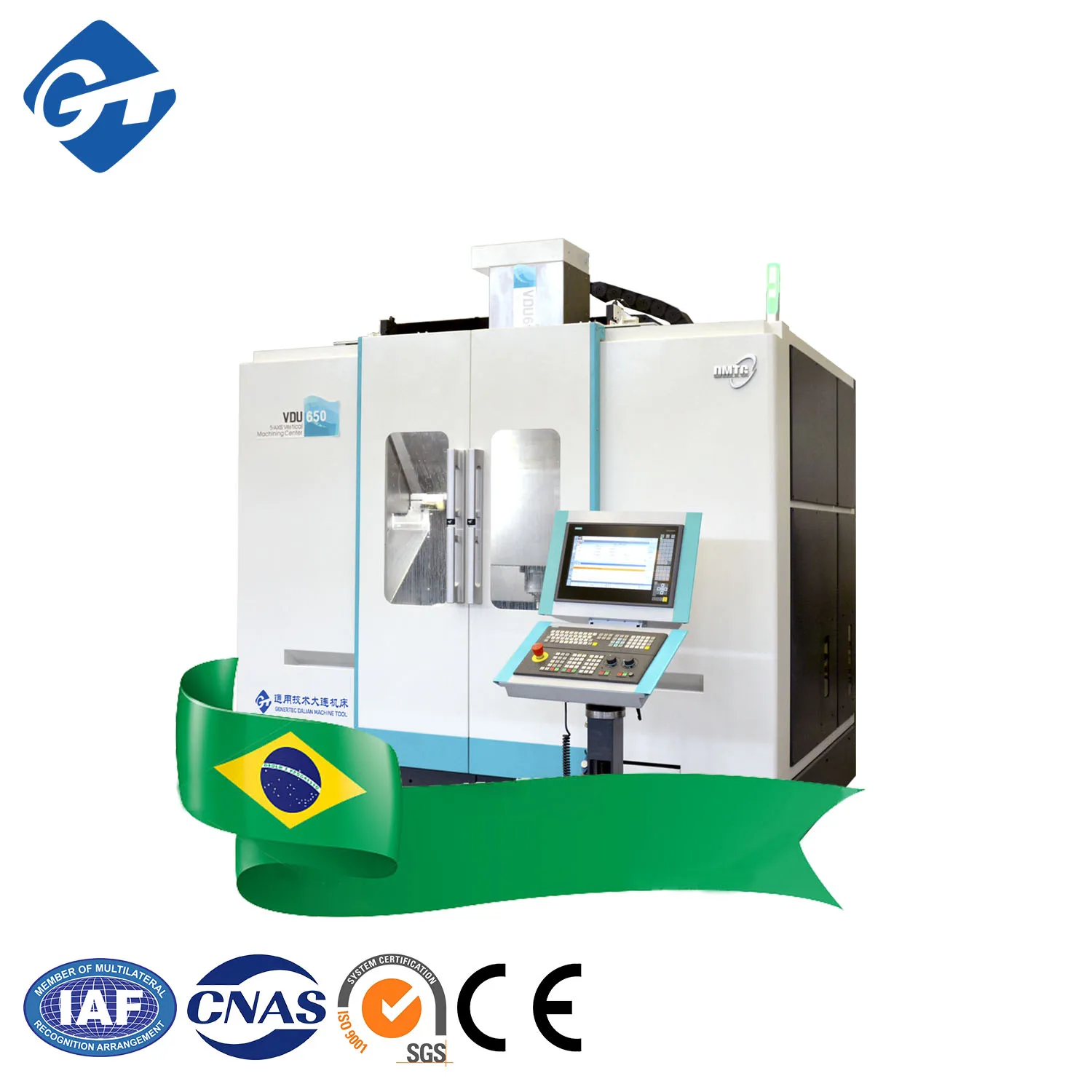 GT DMTG VDU650 5-осевые фрезерные станки Cnc центр жалоб Vmc машина Siemens 808D Cnc управление