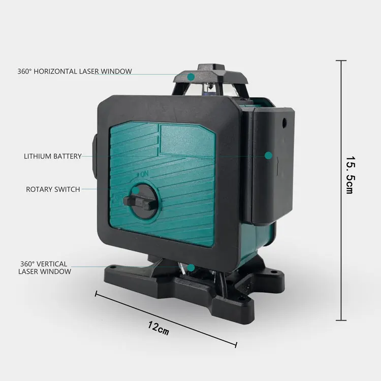 L High-precision Projection Instrument for Indoor and Outdoor Walls an  16-line Green Light Level Meter Infrared Laser Line