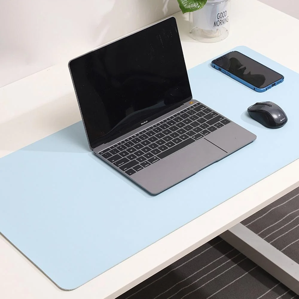 Заводская поставка, пользовательский большой коврик для мыши и ноутбука из искусственной кожи, коврик для стола