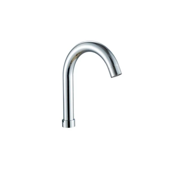 SPR-2007 OEM ss 304 chrome polishing elbow C pipe kitchen faucet outlet pipe