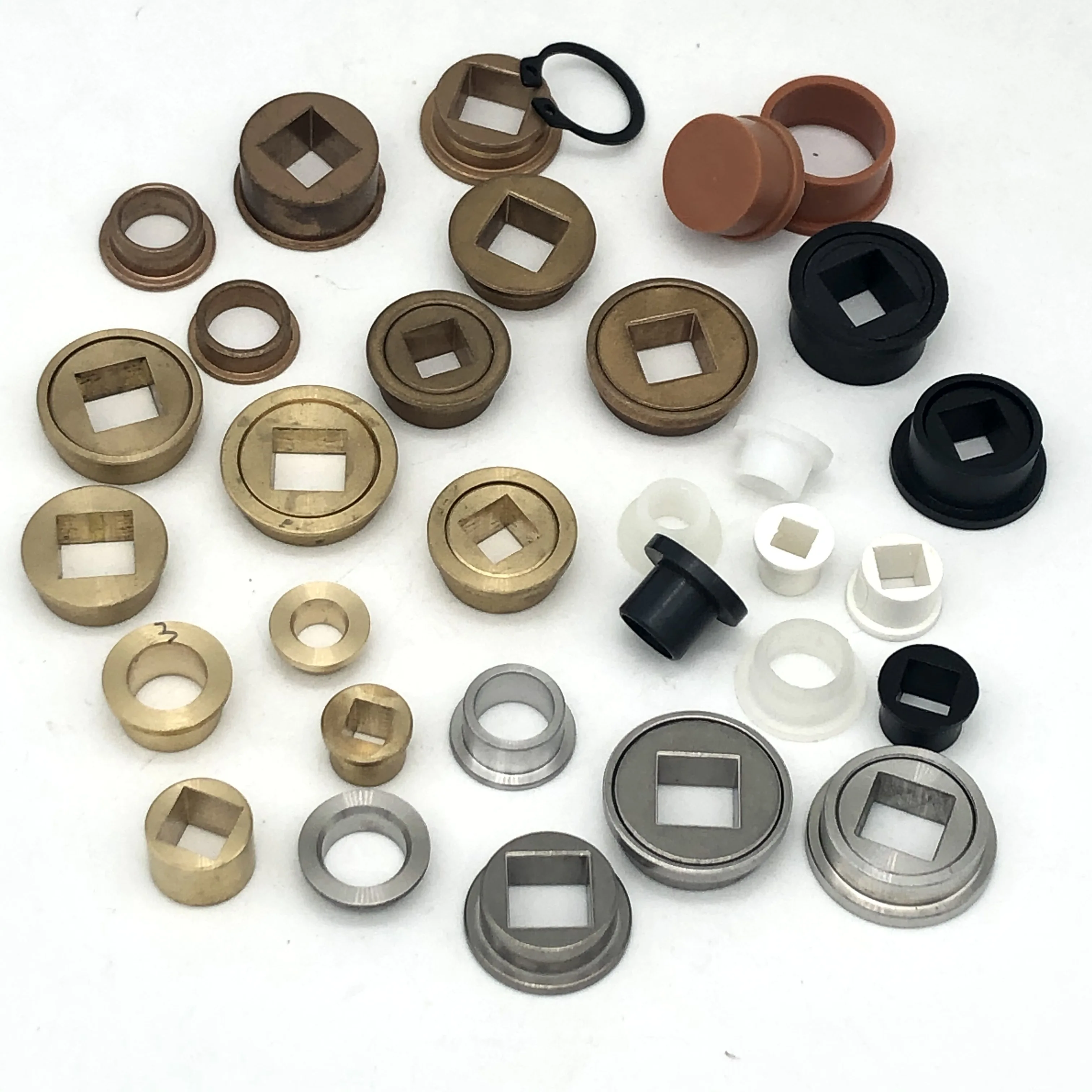 Square Hole Round Hole Brass Bronze Blade shaft Bushing