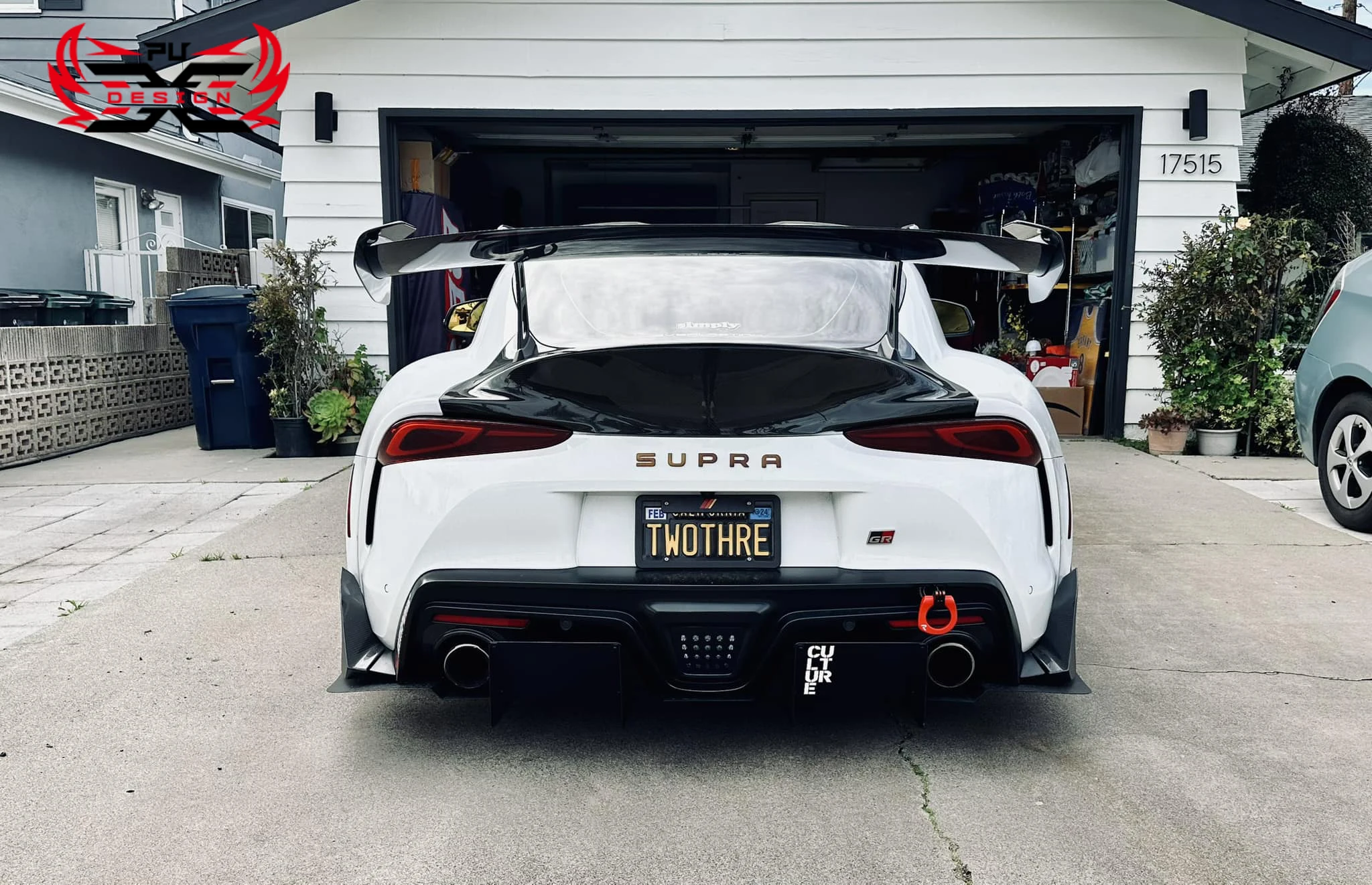 Perfect Fit Carbon Fiber  AT-R2 V2 upright Wing for Toyota GR Supra A90 A91 MK5 Rear Spoiler Trunk Lip Flap Performance Kit