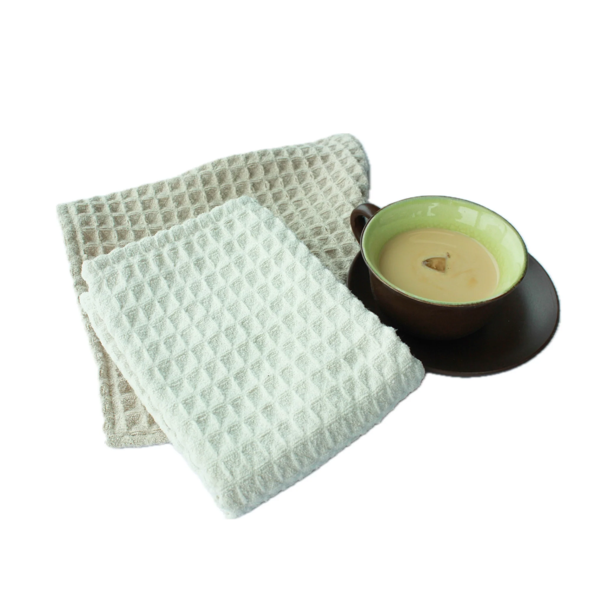 Custom Multi-colors 80% Polyester 20% Polyamide Waffle Microfiber Kitchen Beach Towel Raw Material Fabric Roll