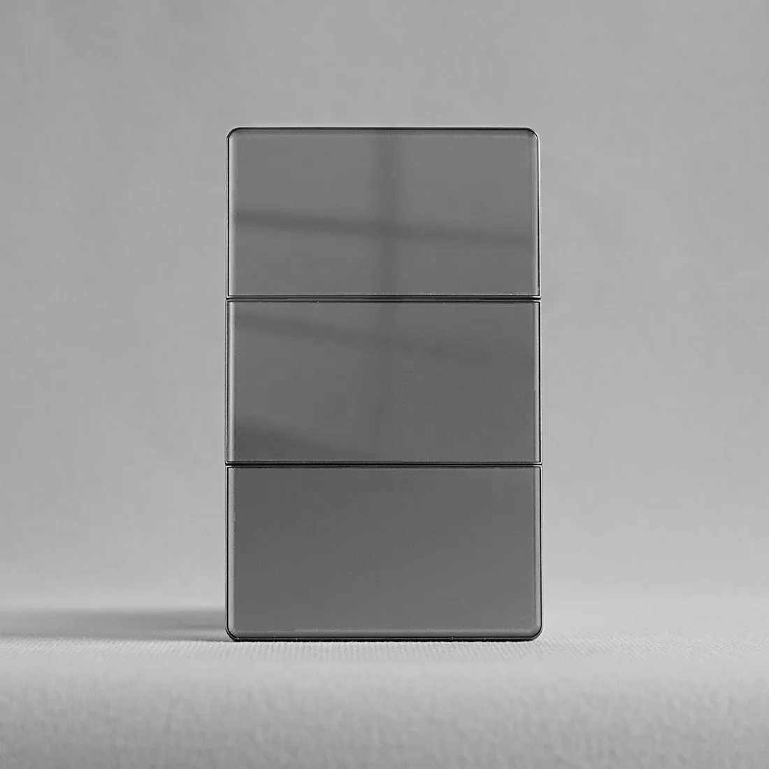 J Mirror Acrylic Black Wall Rocker Switch Vintage Flame retardant Panel Button Light Switch 1 Gang 1/2 Way On/Off AC 250V 75*125