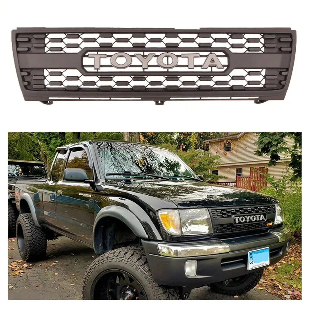 1st Gen TRD Pro Front Bumper Grill Fits for 1997 1998 1999 2000 Toyota Tacoma all models W/ Letters