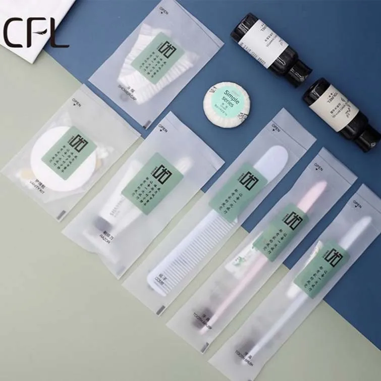 factory cheap price custom supply luxury hotel amenities toiletries dental set with toothbrush toothpaste