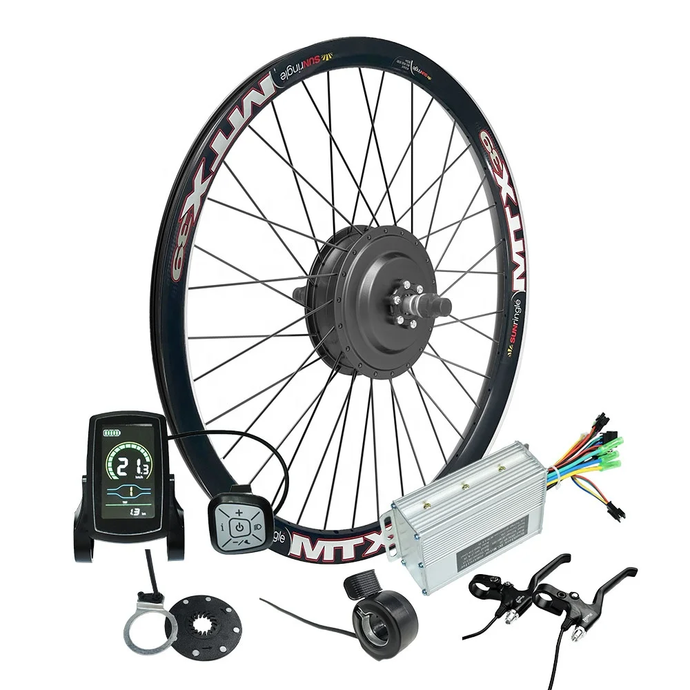 off road electric mountain e-bike hub motor e bike mtx 500w 27.5 ebike conversion kit with battery optional