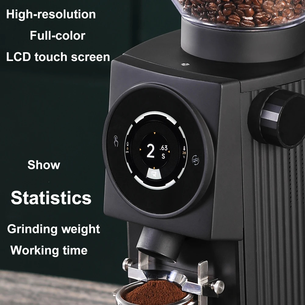 220V Coffee Grinder  Professional 83mm Flat Burr Espresso Coffee Grinder Machine For Coffee Cafe
