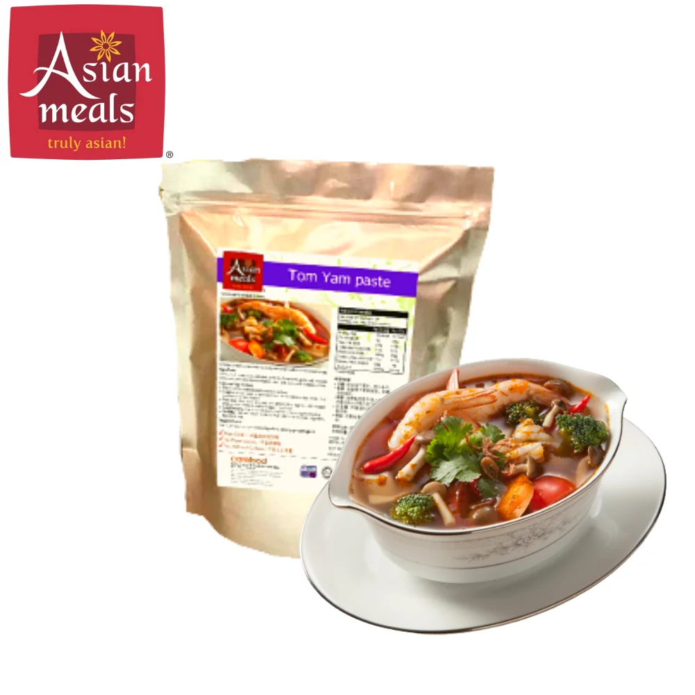Wholesale Premium Quality AsianMeals Tom Yum Soup paste base Malaysian Halal Tasty Pack In A Bag - Tom Yam HACCP GMP ISO