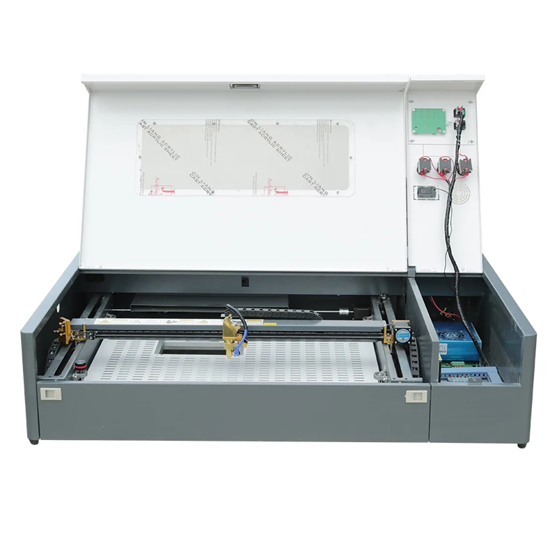 Cut vertically without burrs 3050 40w 50w small engraving machine wood density board leather acrylic sheets for laser cutting