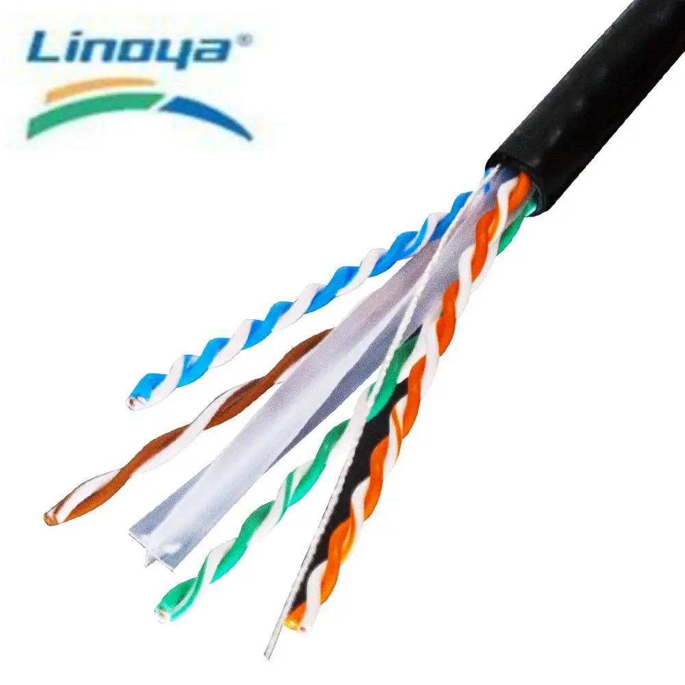 
Linoya cat 6 cable 305m roll utp ftp cable category 6 cat6 network cable 