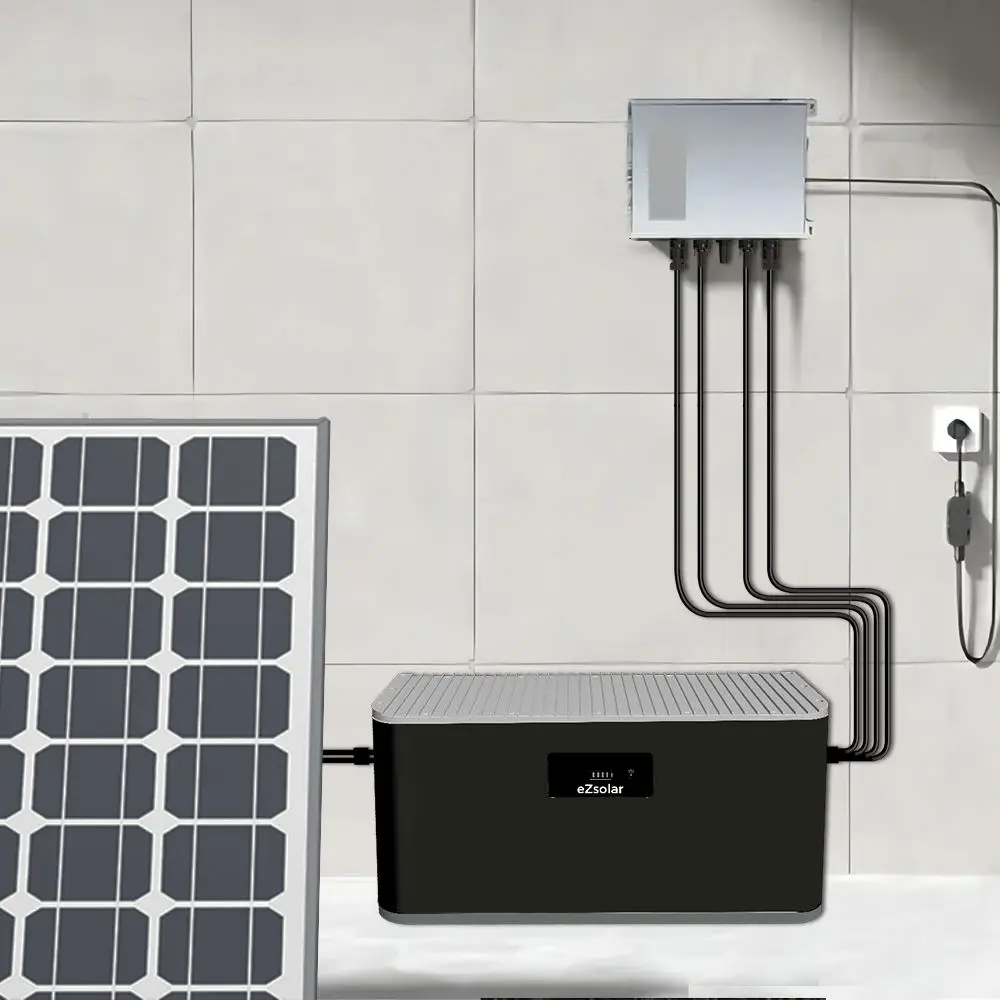 Солнечная Балконная солнечная панель plug and play с батареей 800 Вт APsystems микро инвертор для домашнего использования солнечная система