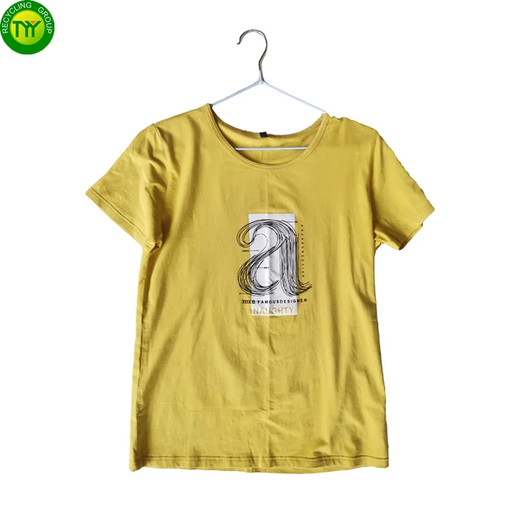 bea bales 45 kg clothes Ladies Short Sleeves T-shirt Bales Wholesale Second Hand Clothes used clothes from uk bales